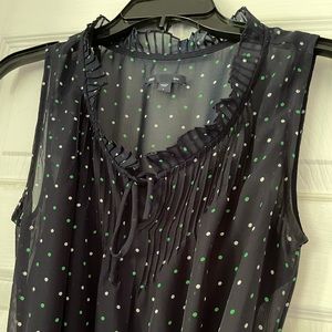 Beautiful navy sleeveless dress!